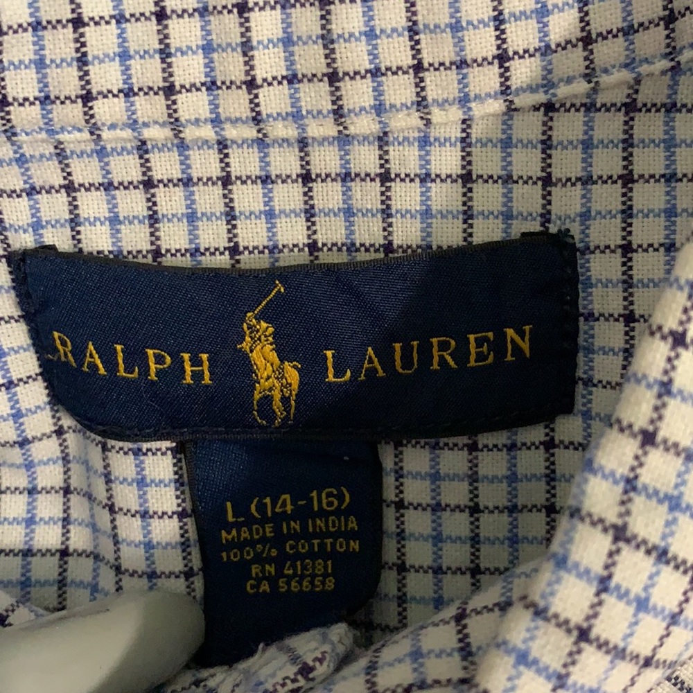 Ralph Lauren boys button down long sleeve shirt - Picture 2 of 2